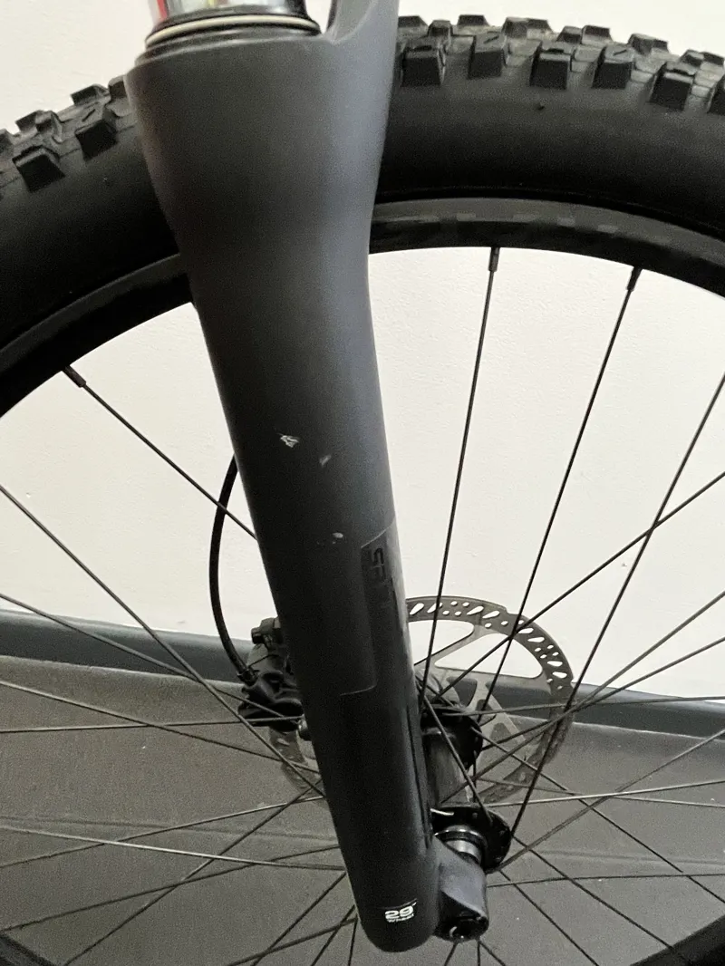 EX-DISPLAY Trek Powerfly 4 625w Gen 4 Electric Mountain Bike Medium 2023 in Living Coral and Grey-2